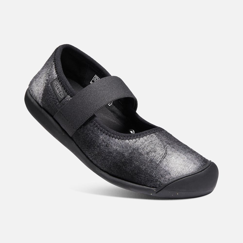 Slip-On Keen Femme Noir | Sienna Plaid Mary Jane | NDZEH-3120